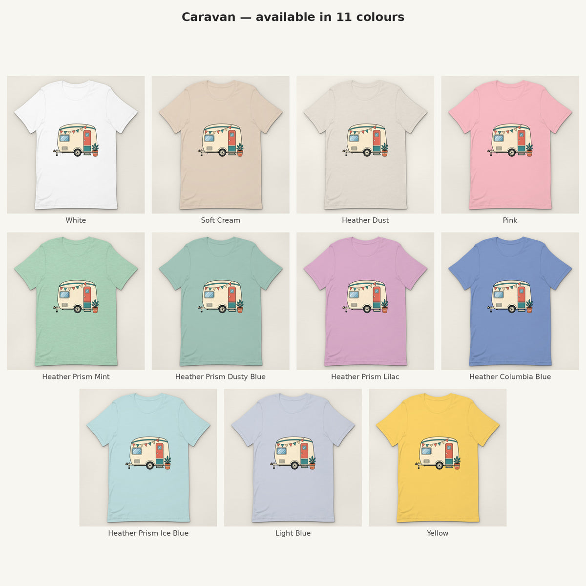 Caravan Tee - all colours