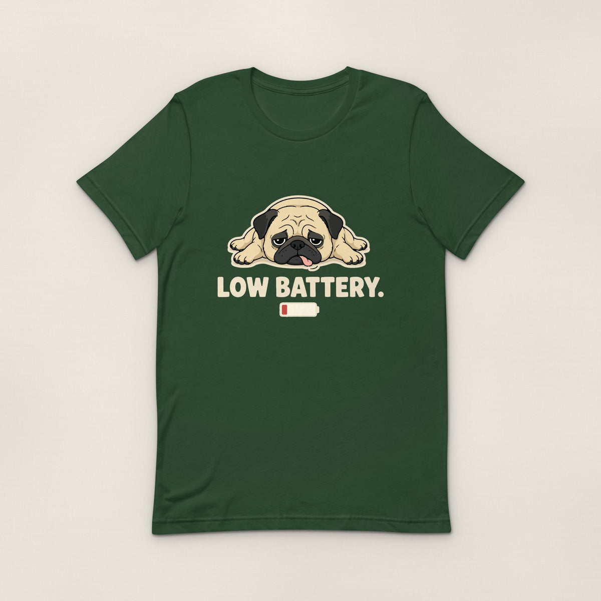 Low Battery Tee - Forest