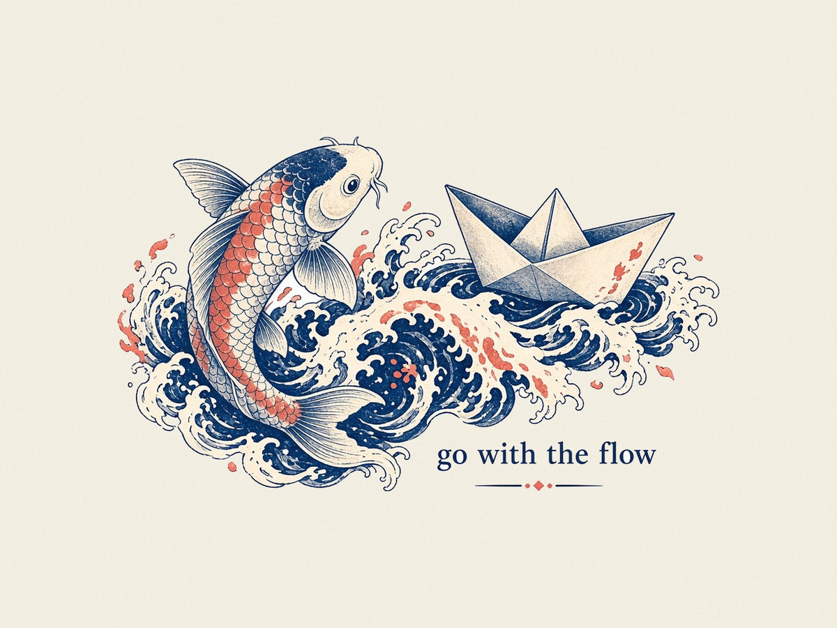 Go With the Flow Print