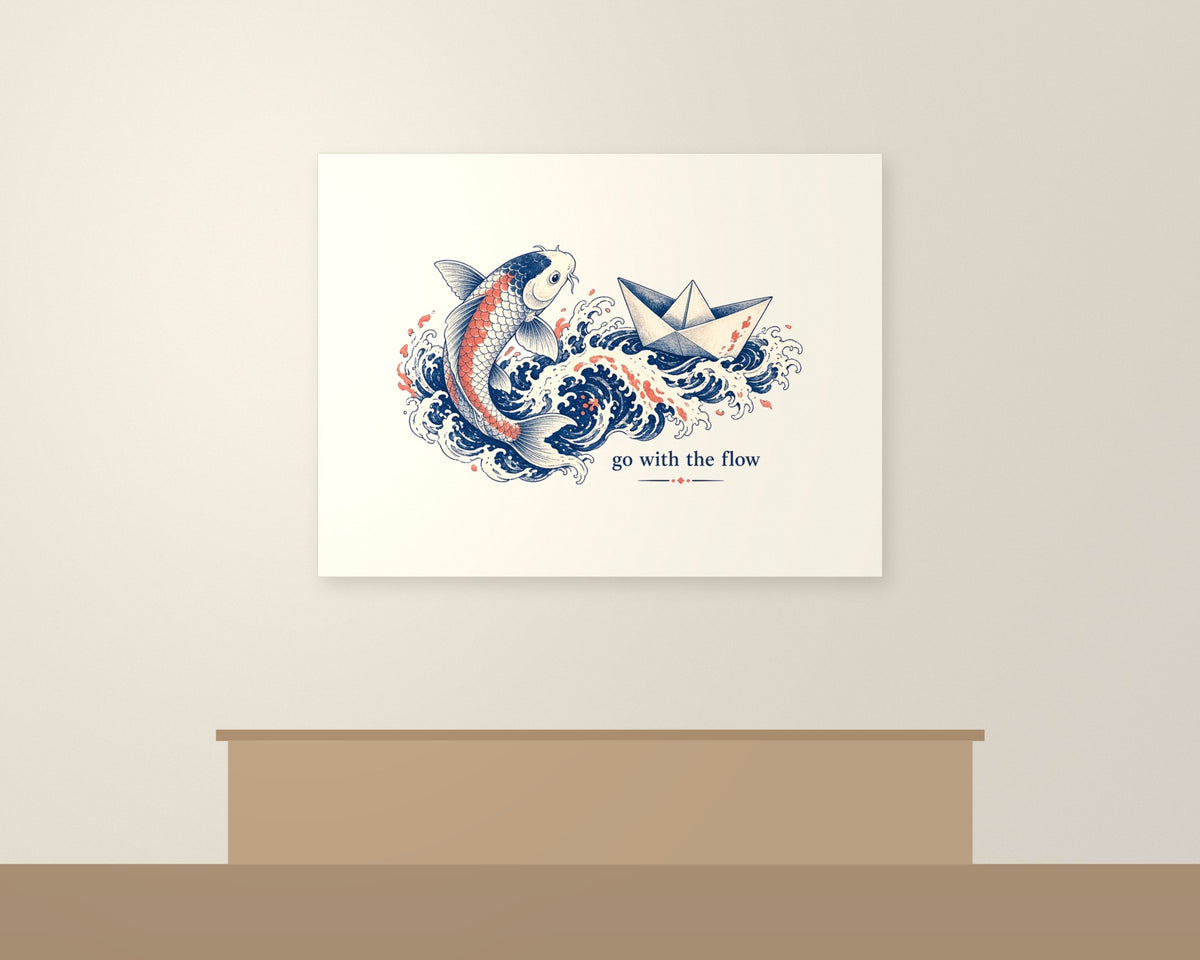 Go With the Flow Print