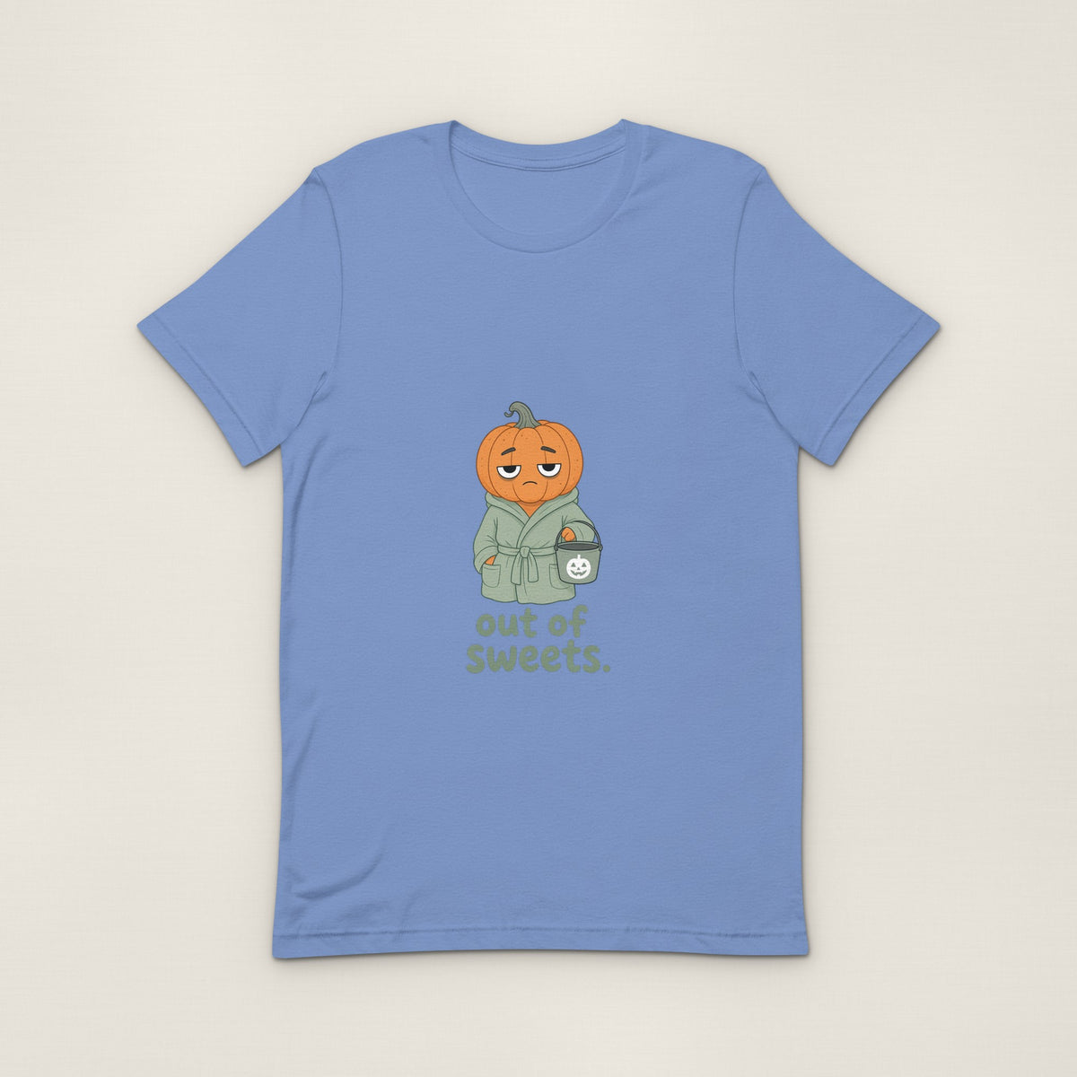 Out of Sweets Tee - Heather Columbia Blue