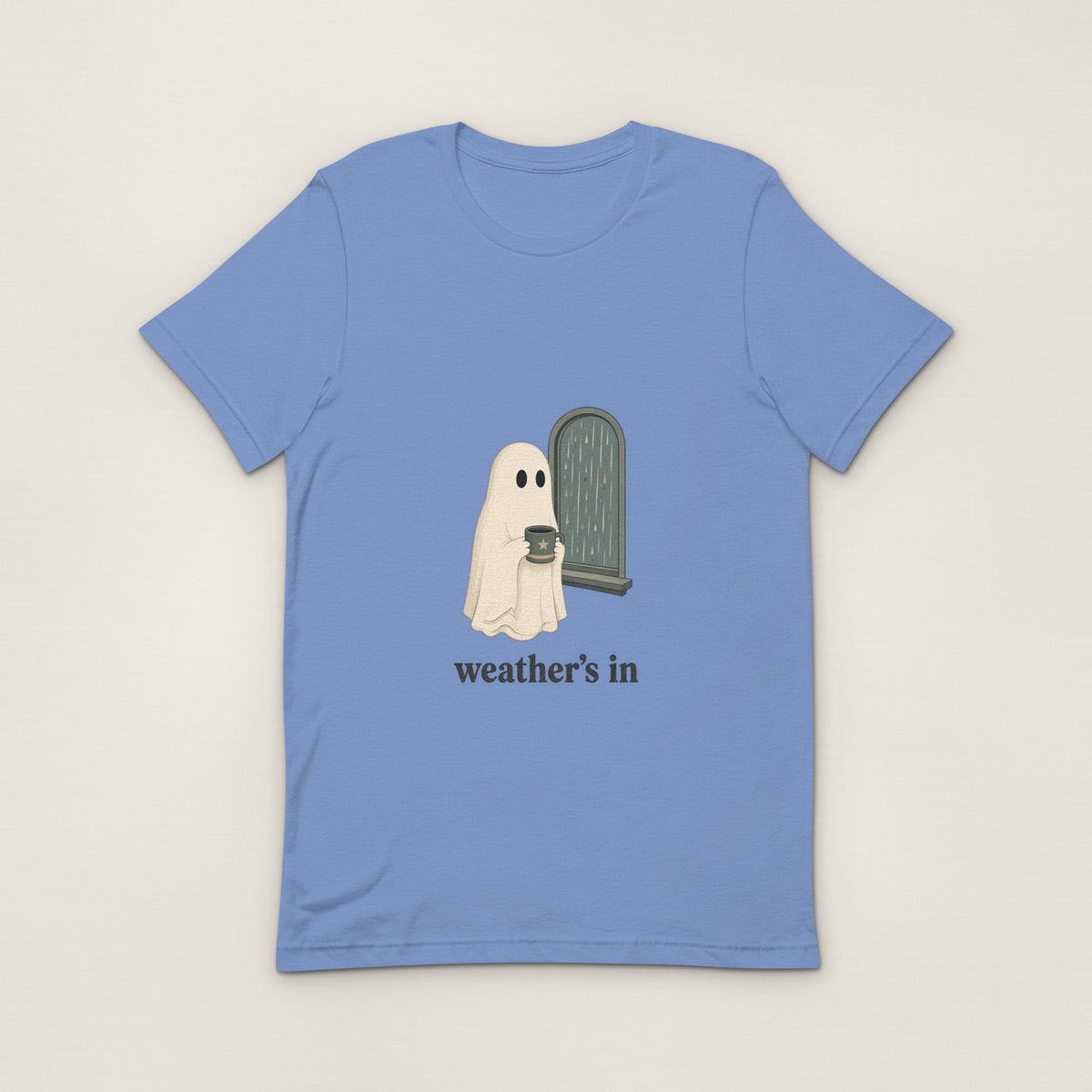 Weather's In Tee - Heather Columbia Blue