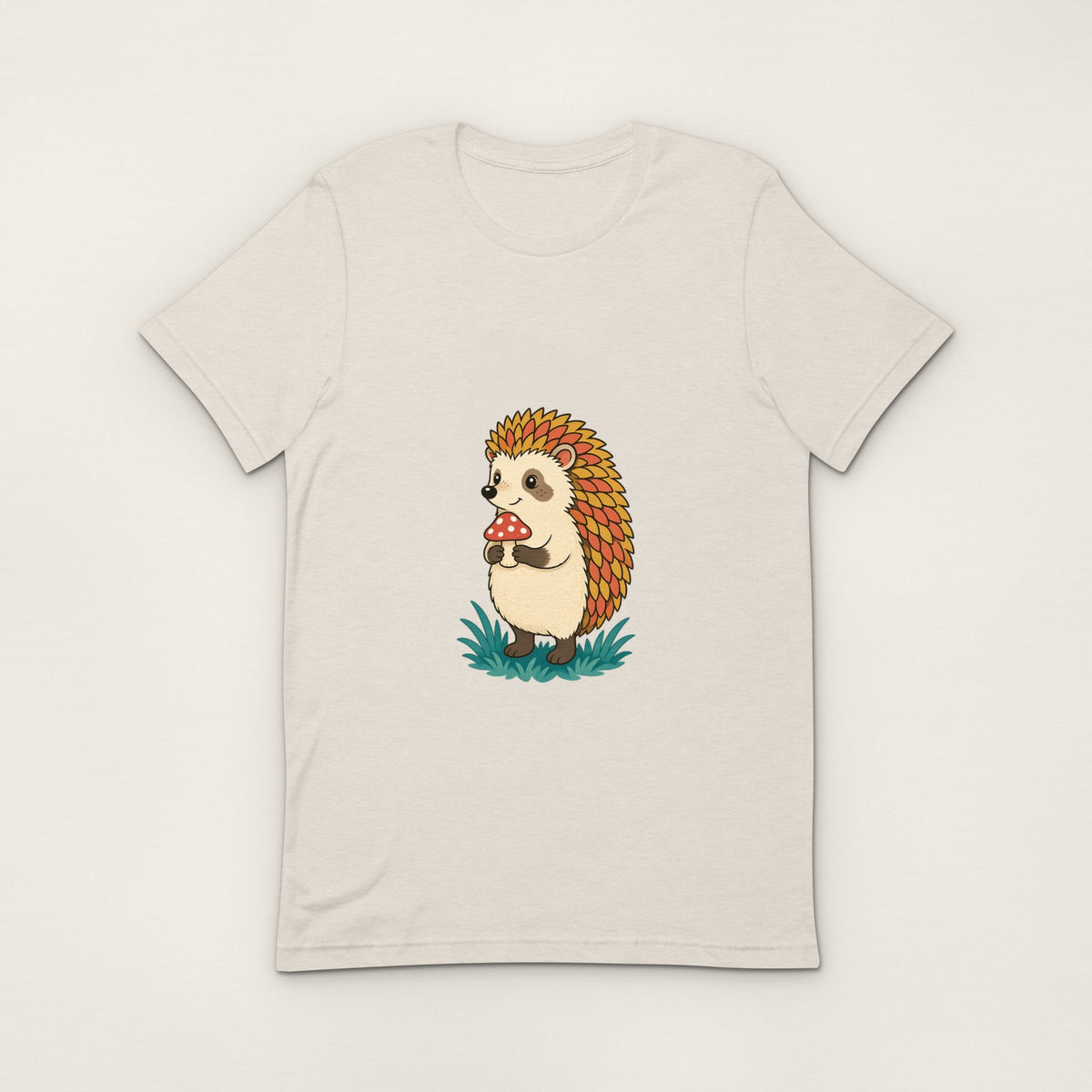Hedgehog Tee - Heather Dust