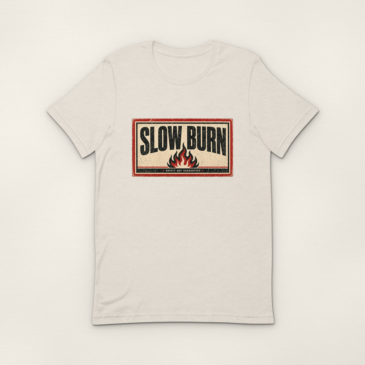 Slow Burn Tee - Heather Dust