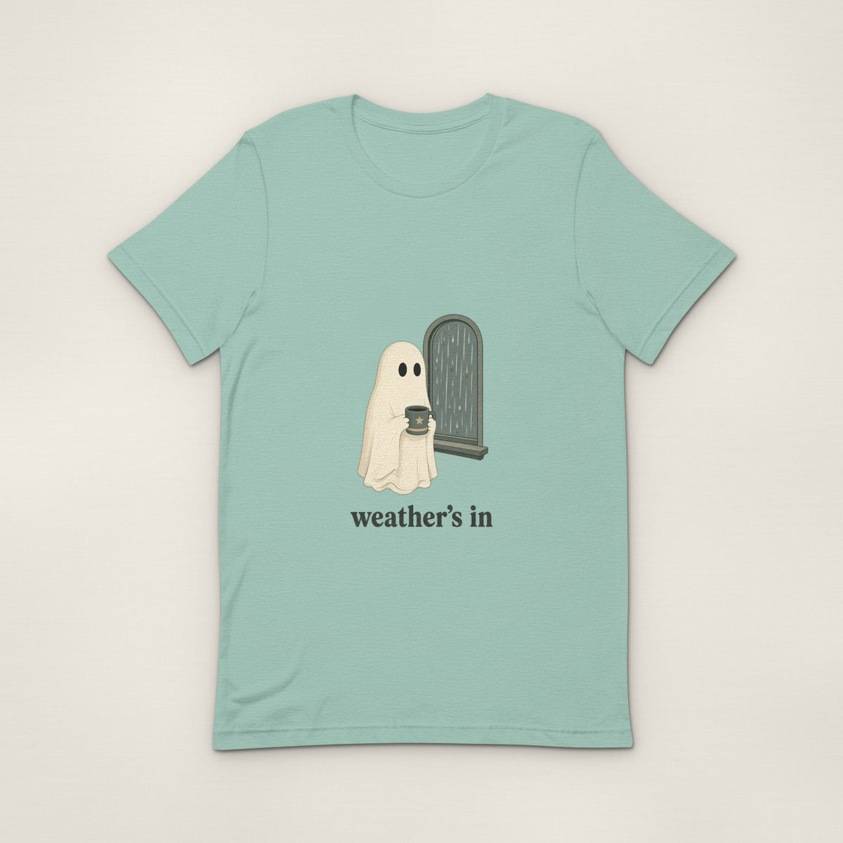 Weather's In Tee - Heather Prism Dusty Blue