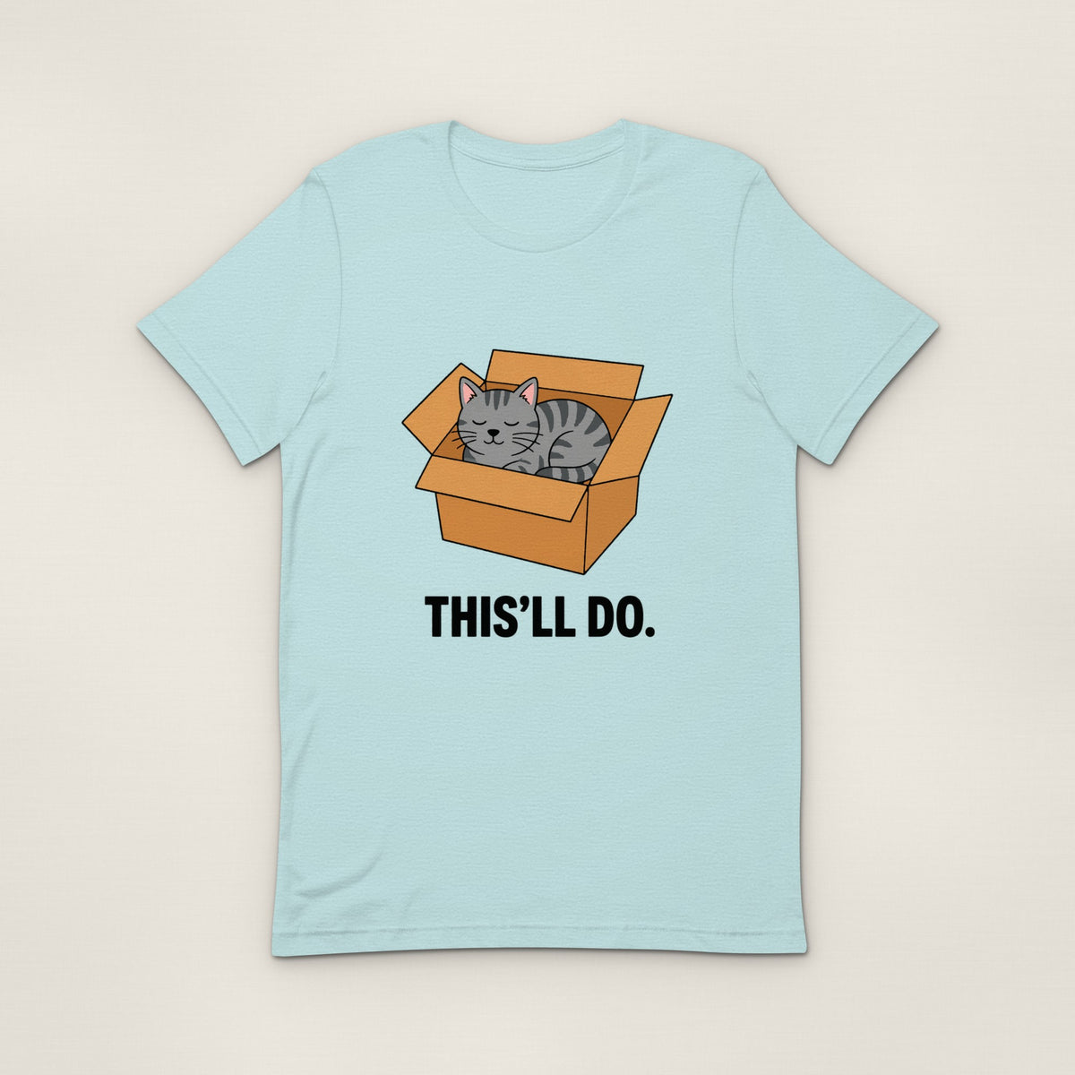 This'll Do Tee - Heather Prism Ice Blue