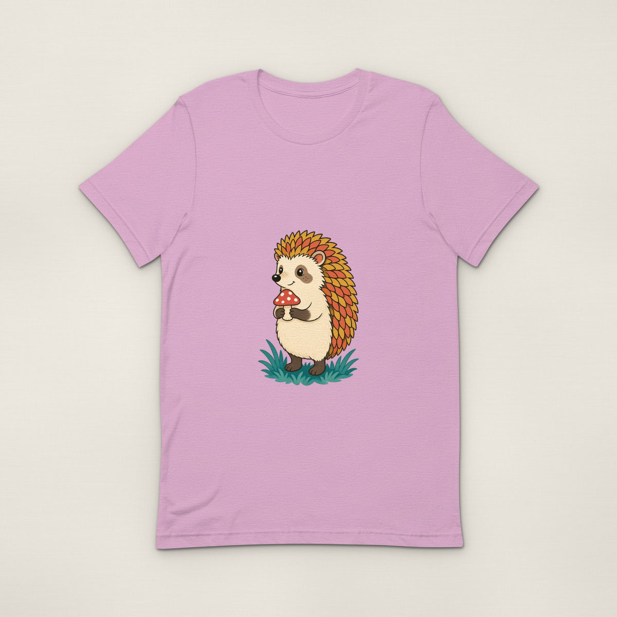 Hedgehog Tee - Heather Prism Lilac