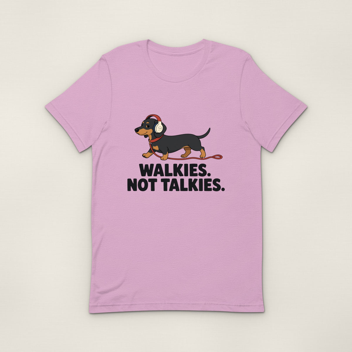Walkies Not Talkies Tee - Heather Prism Lilac