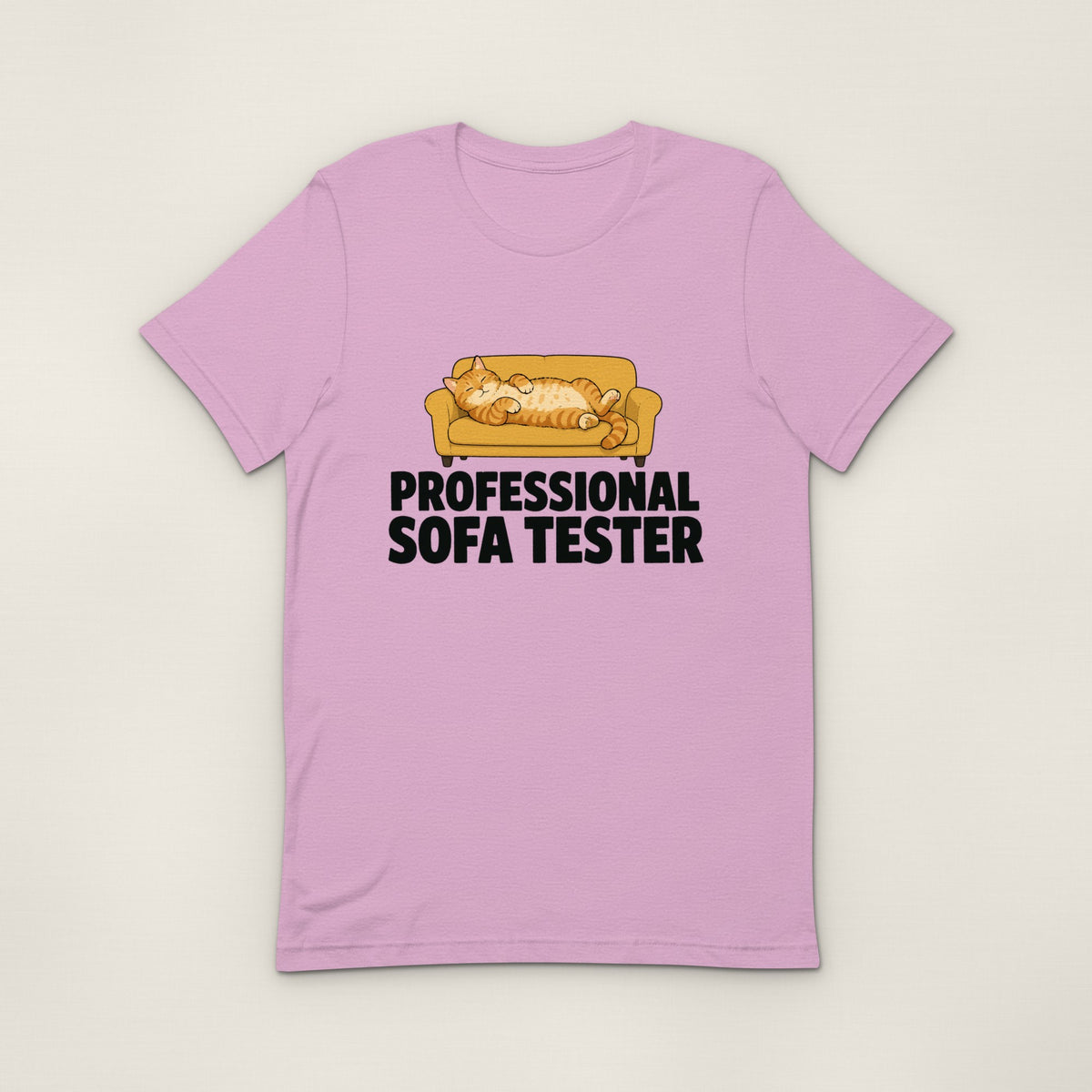 Professional Sofa Tester Tee - Heather Prism Lilac