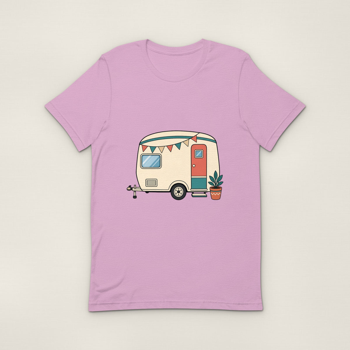 Caravan Tee - Heather Prism Lilac