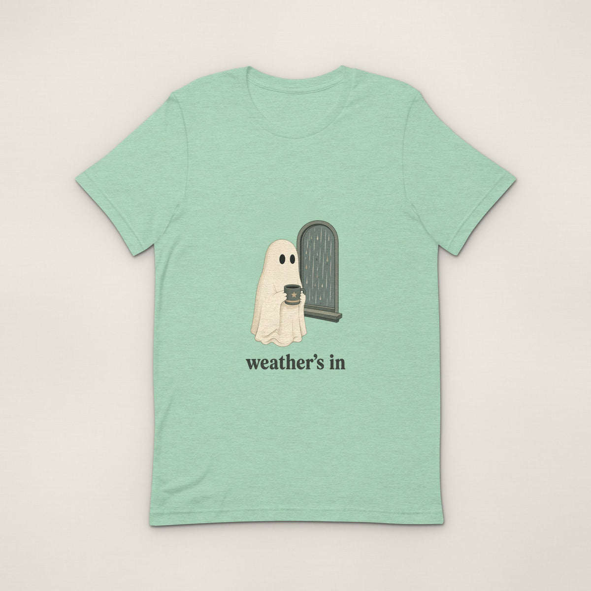 Weather's In Tee - Heather Prism Mint