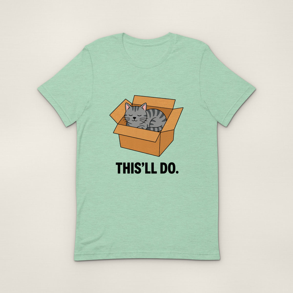 This'll Do Tee - Heather Prism Mint