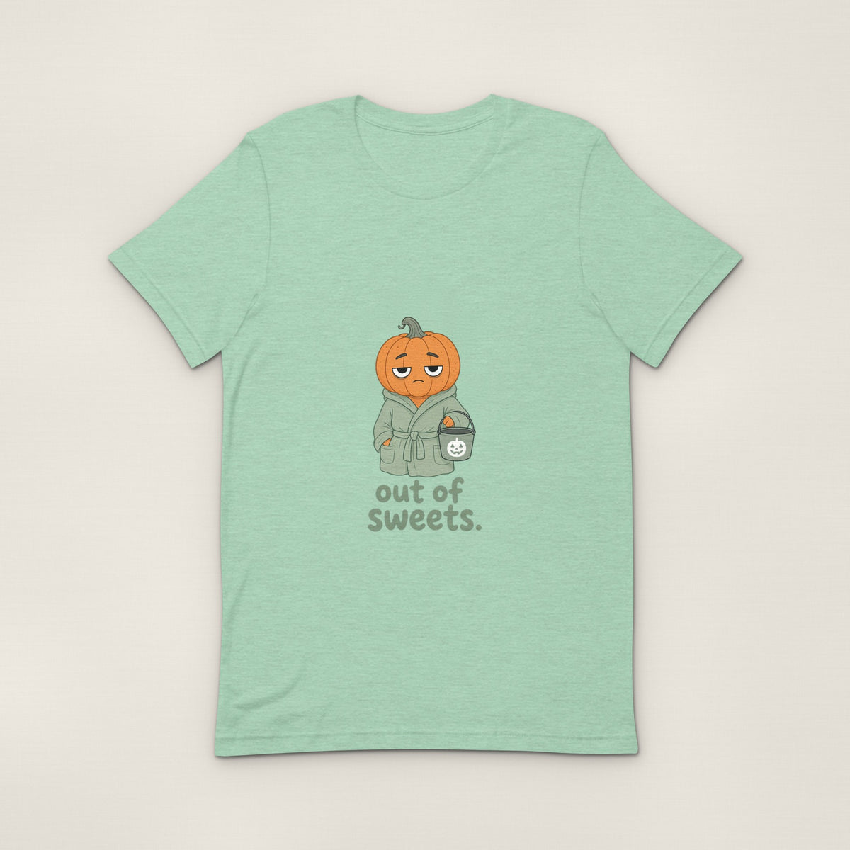 Out of Sweets Tee - Heather Prism Mint