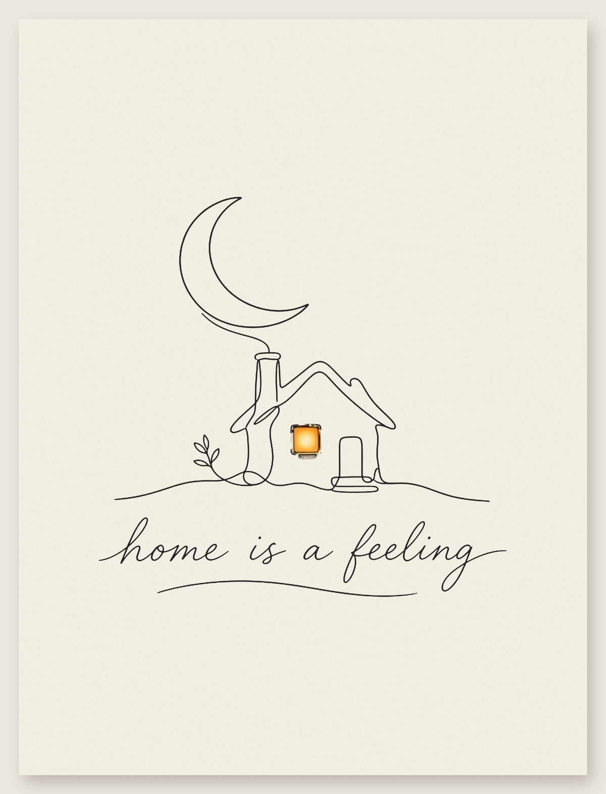 Home Is a Feeling Canvas