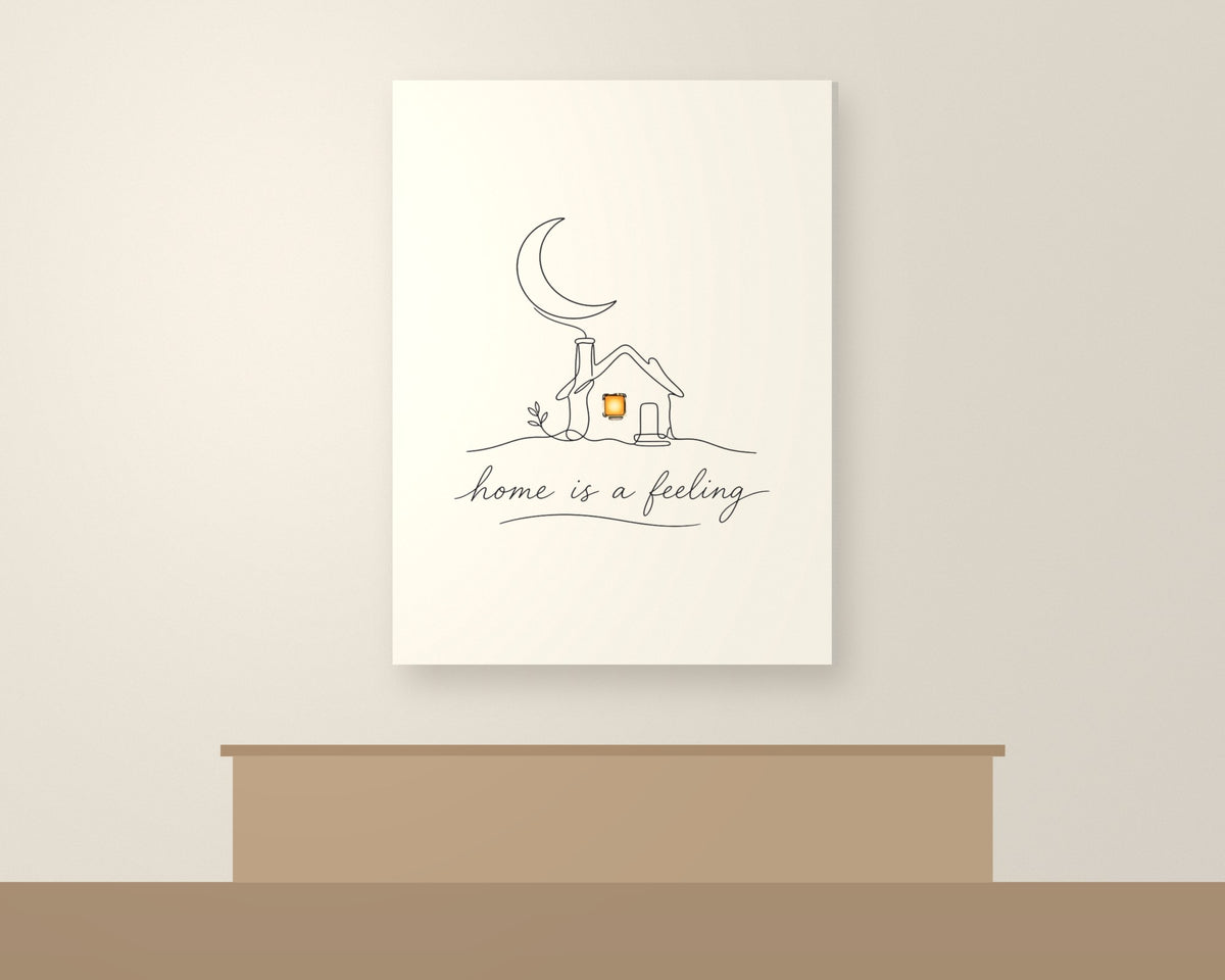Home Is a Feeling Canvas