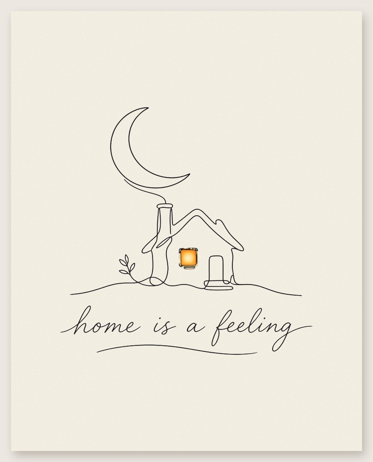 Home Is a Feeling Canvas