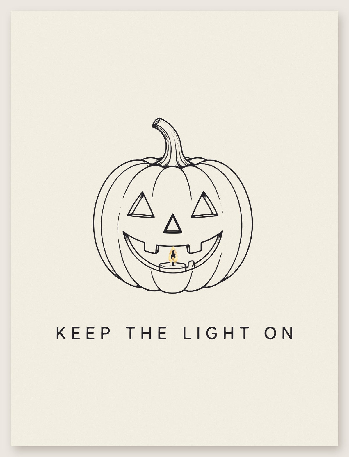 Keep the Light On Canvas