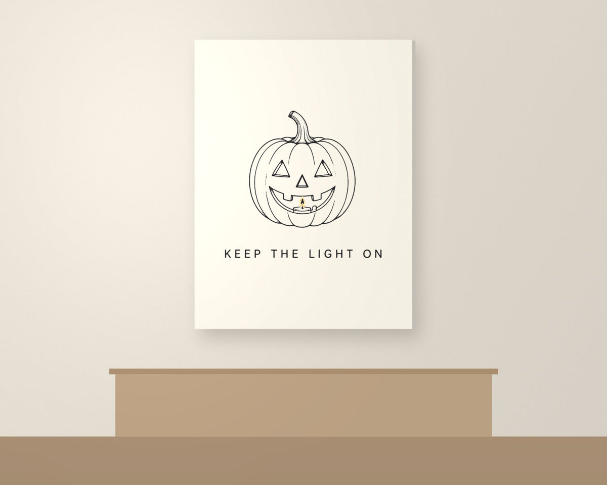 Keep the Light On Canvas