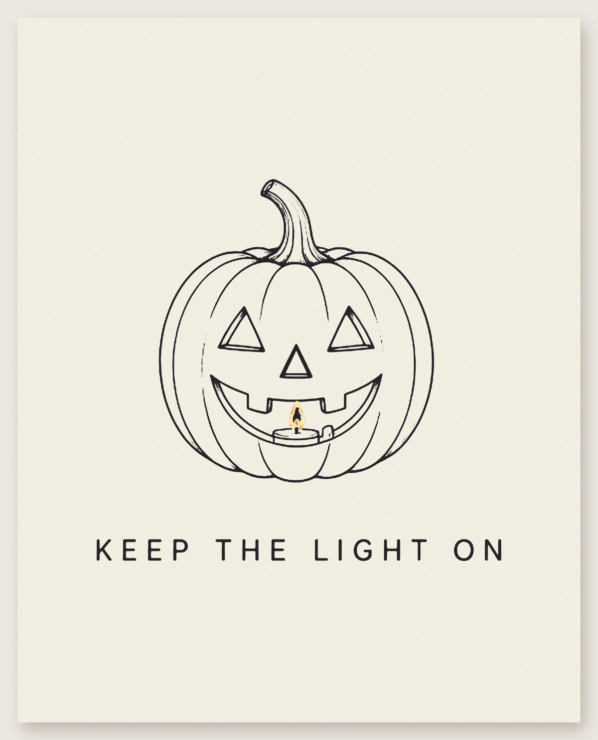 Keep the Light On Canvas
