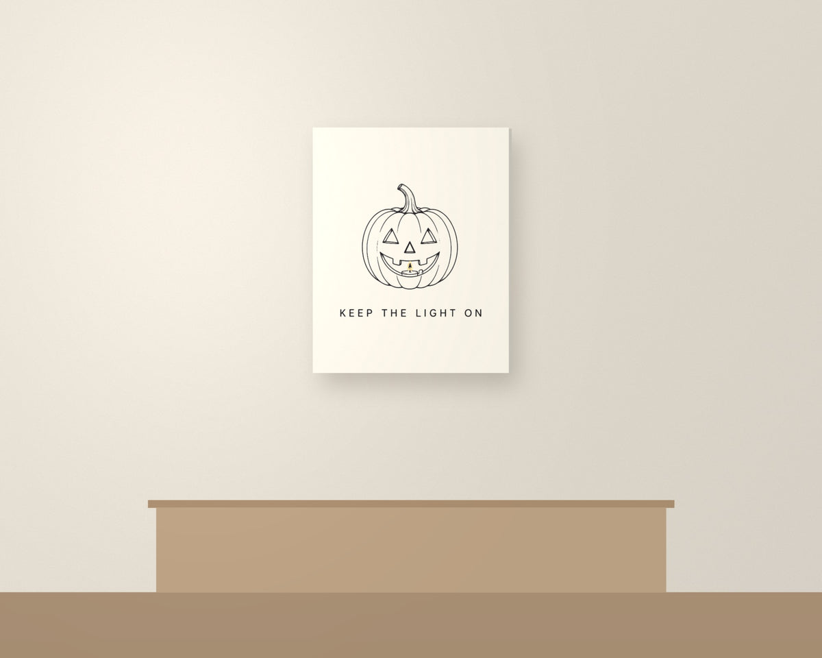 Keep the Light On Canvas
