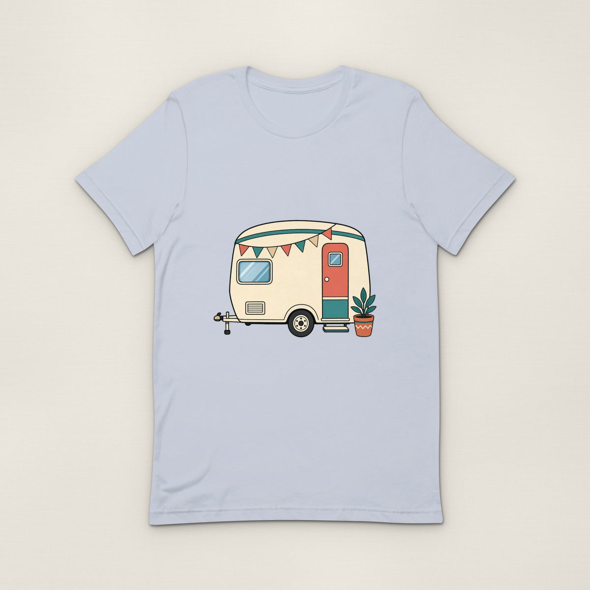 Caravan Tee - Light Blue