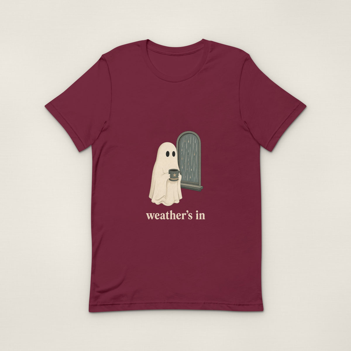 Weather's In Tee - Maroon
