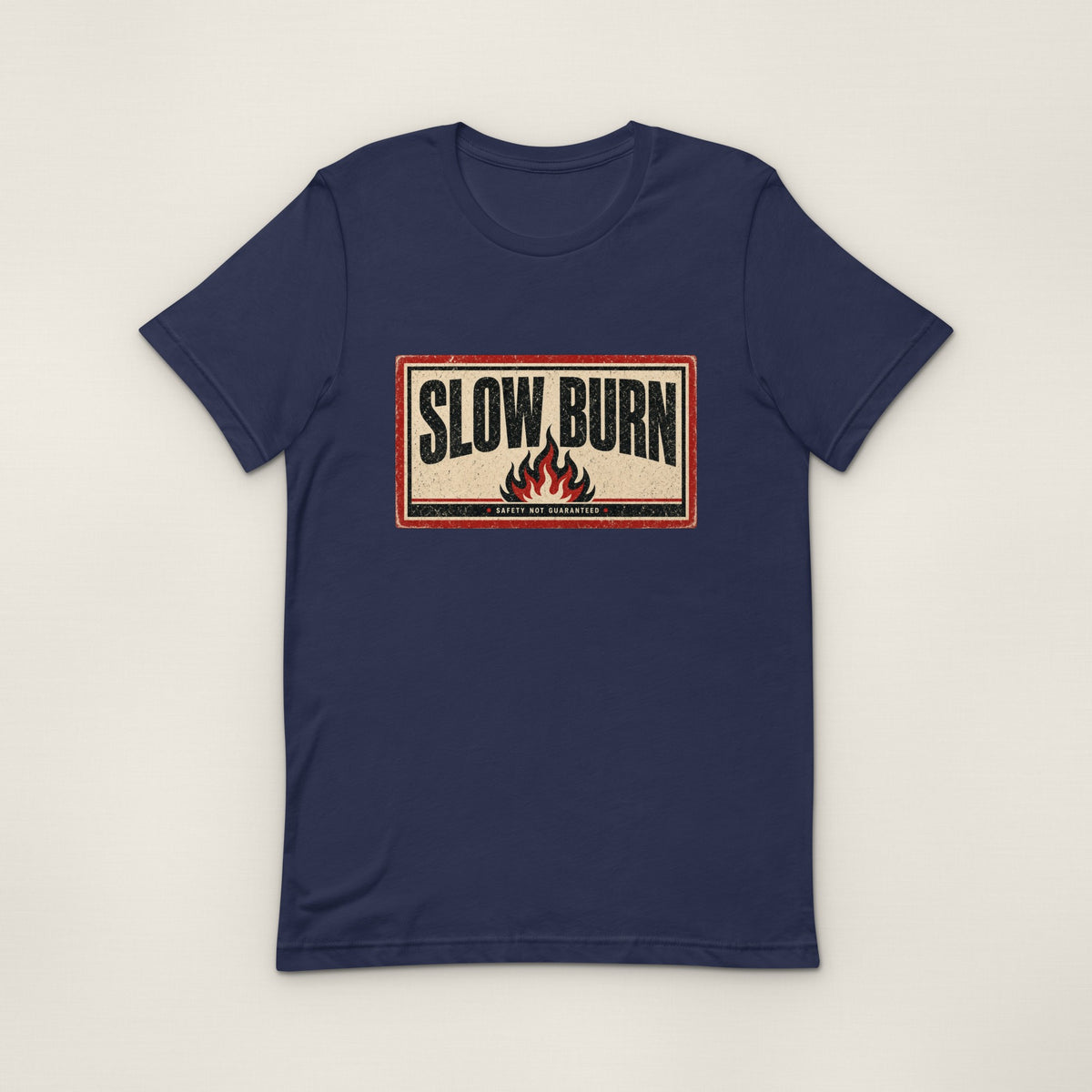 Slow Burn Tee - Navy