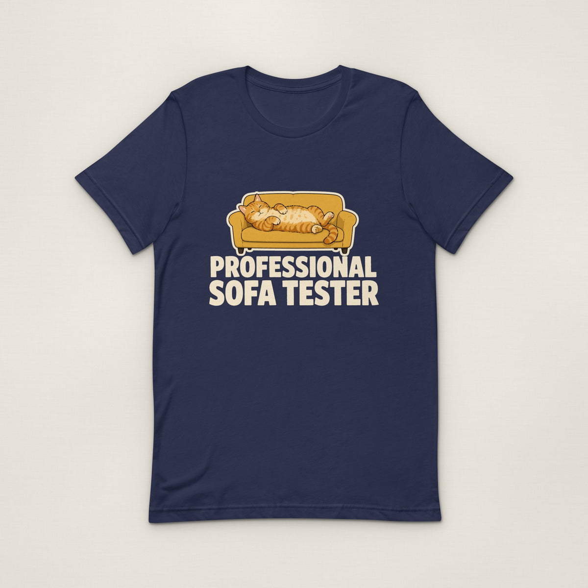 Professional Sofa Tester Tee - Navy