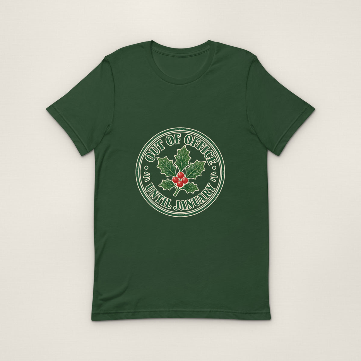 Out of office (until January) Tee — Forest