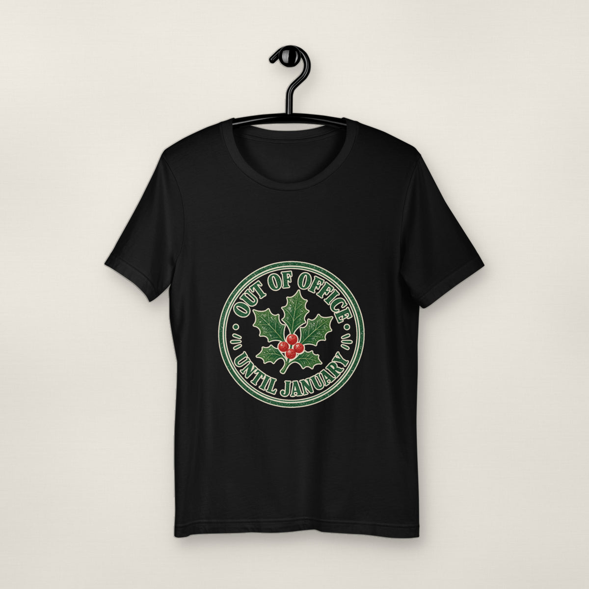 Out of office (until January) Tee — hanger