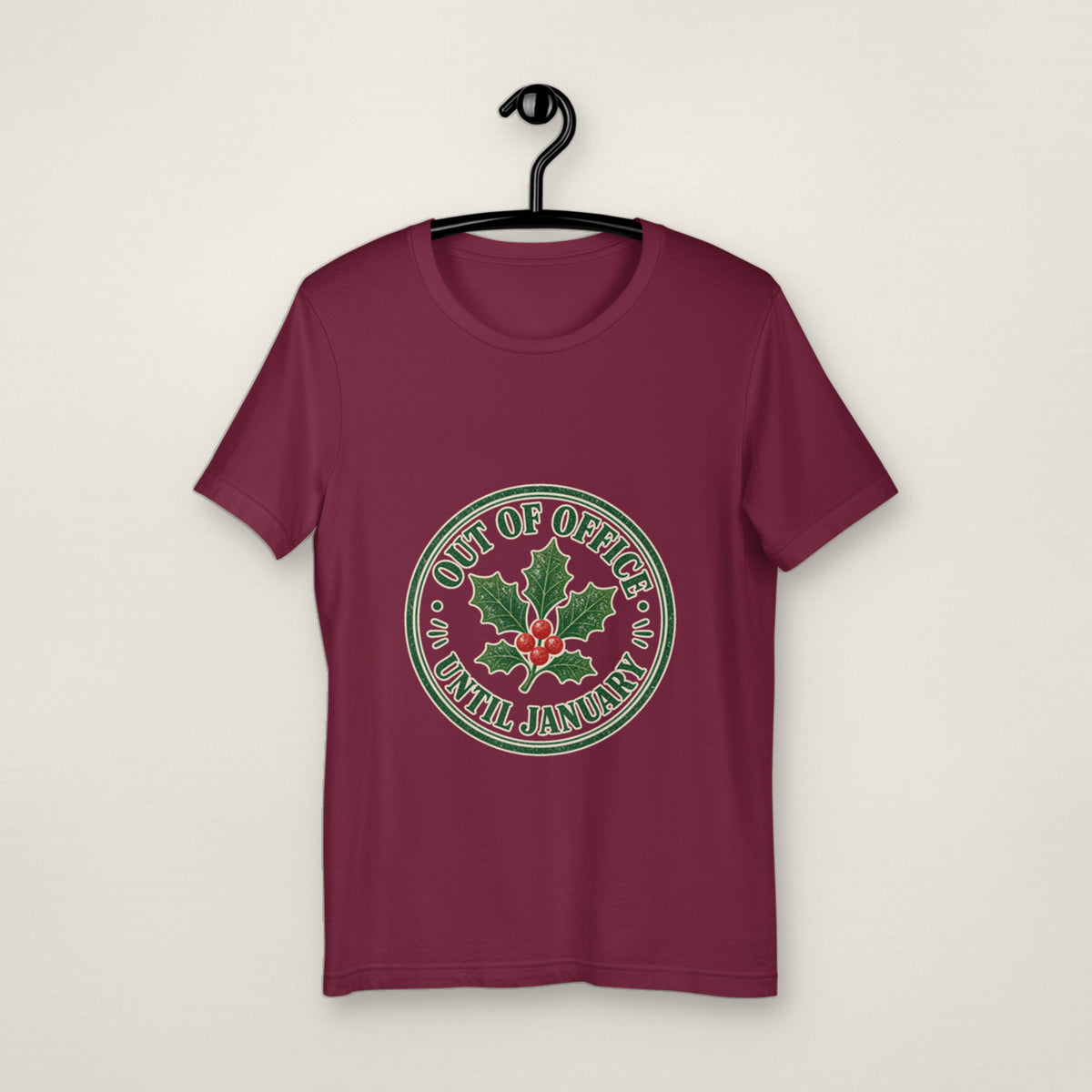 Out of office (until January) Tee — hanger