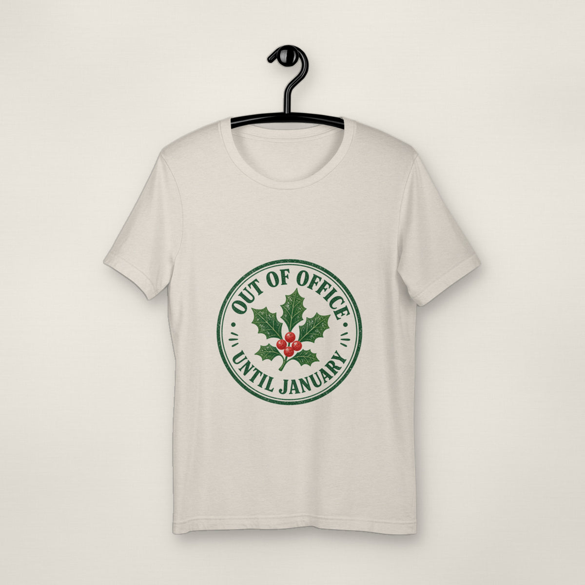 Out of office (until January) Tee — hanger