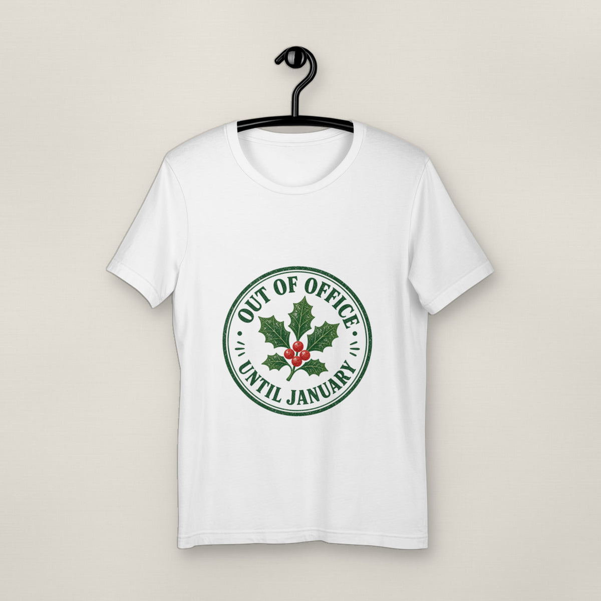 Out of office (until January) Tee — hanger
