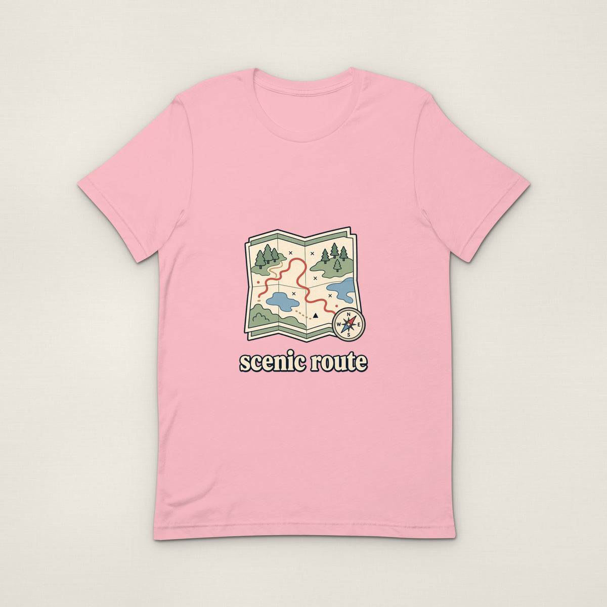 Scenic Route Tee - Pink