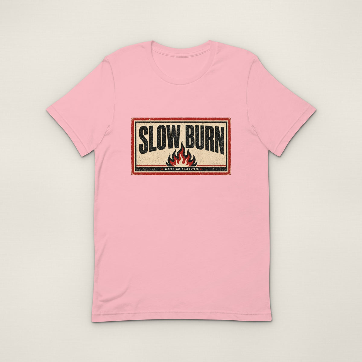 Slow Burn Tee - Pink
