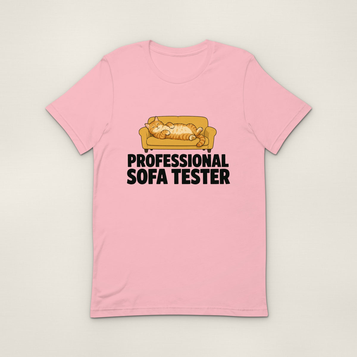 Professional Sofa Tester Tee - Pink