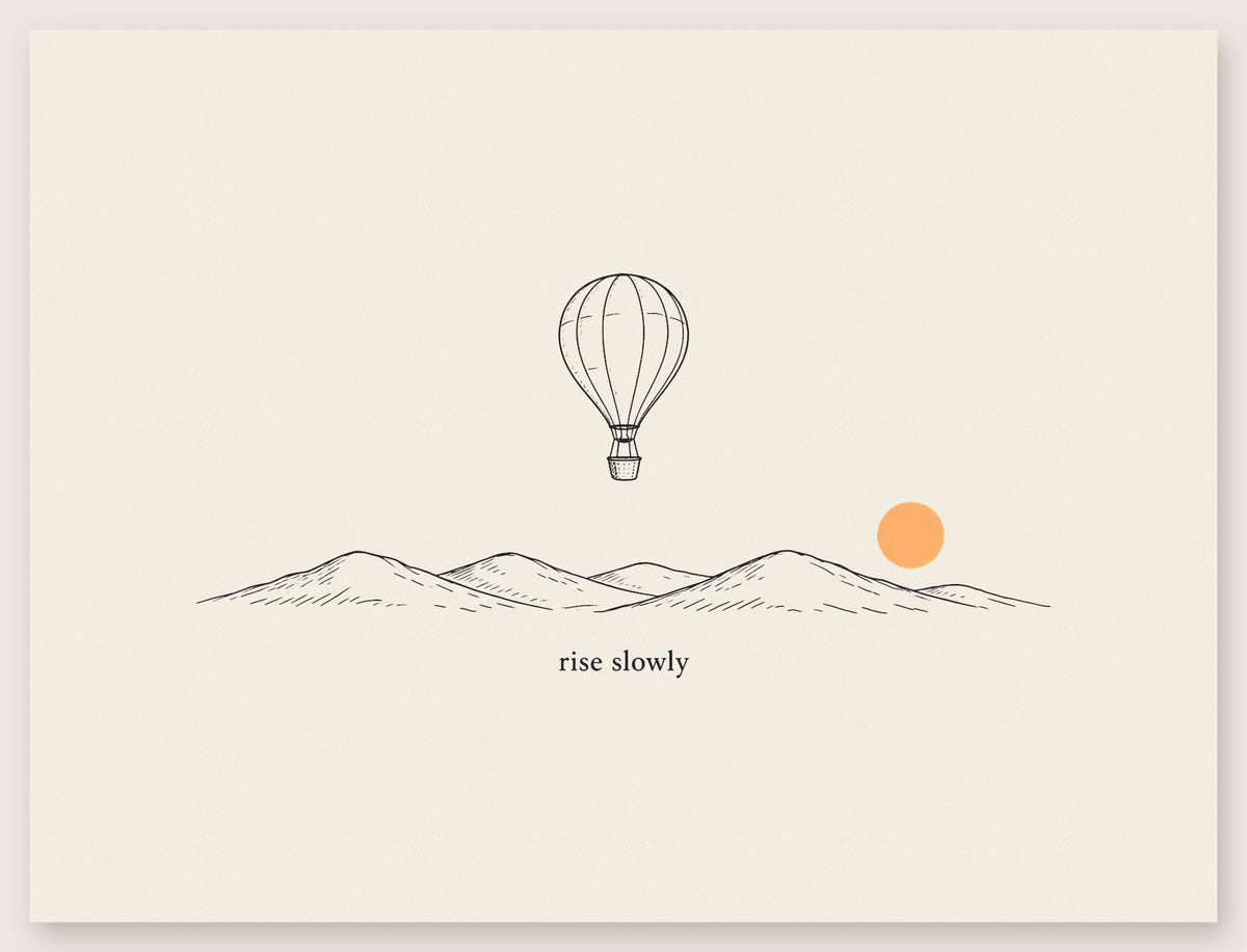 Rise Slowly Canvas