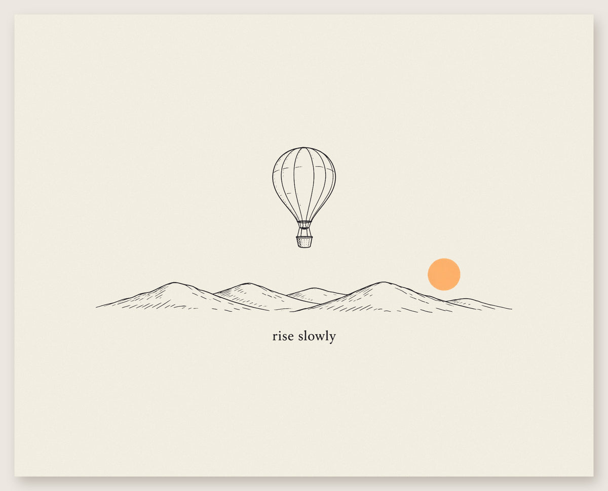 Rise Slowly Canvas