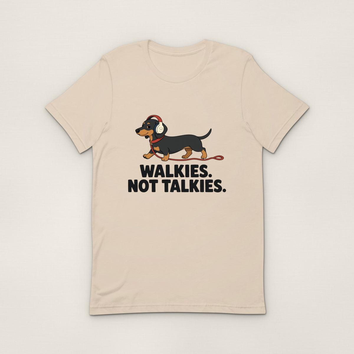Walkies Not Talkies Tee - Soft Cream