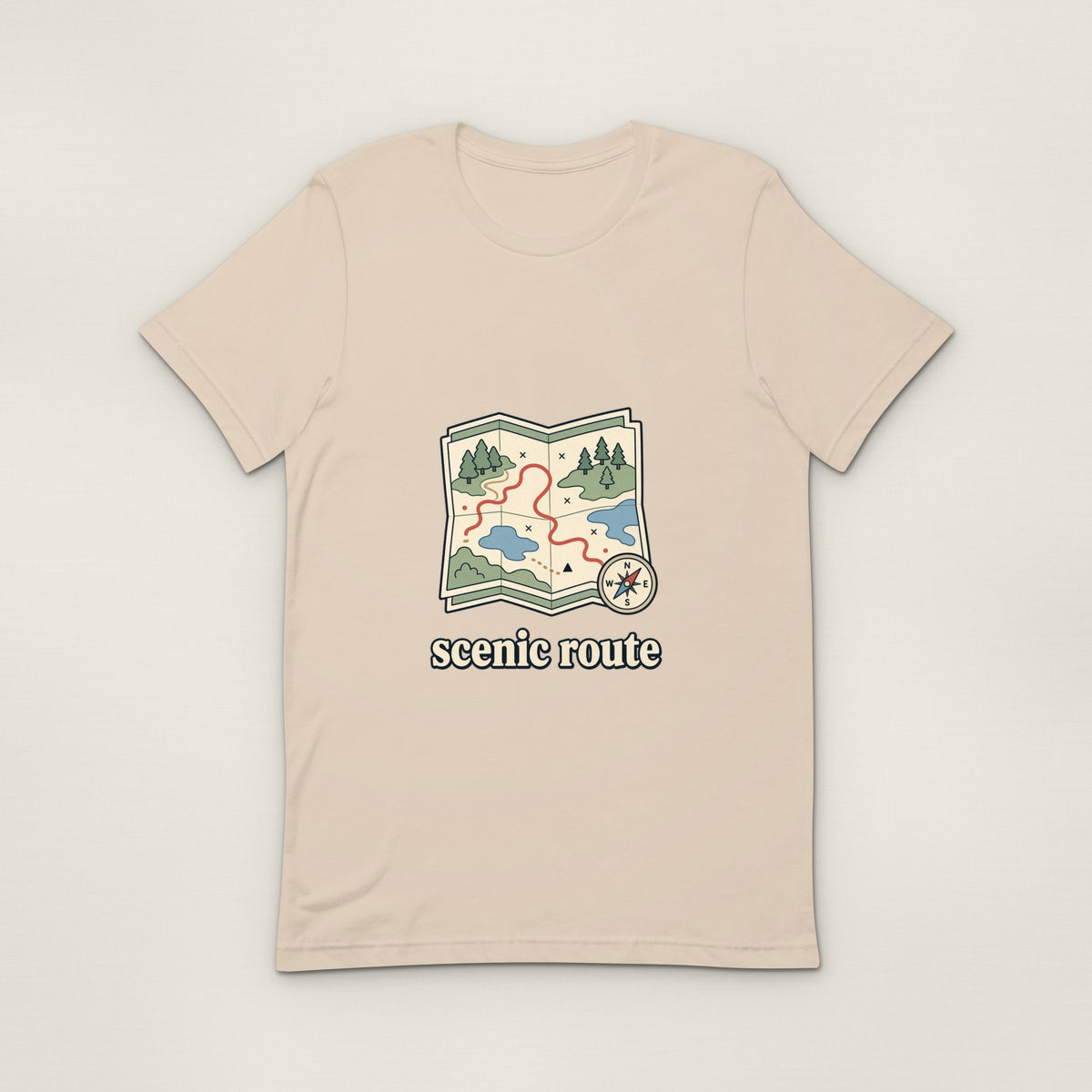 Scenic Route Tee - Soft Cream
