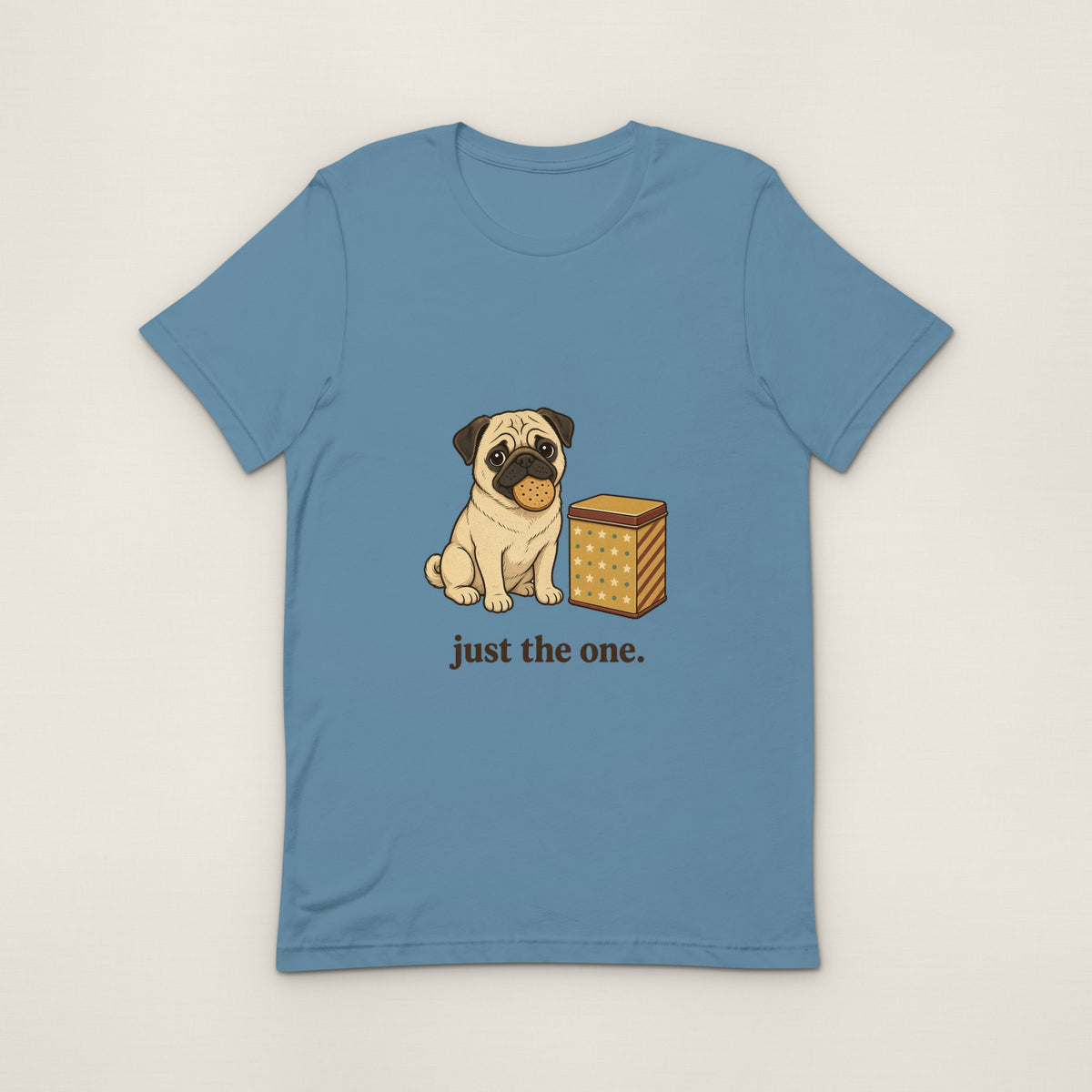 Just the One Tee - Steel Blue