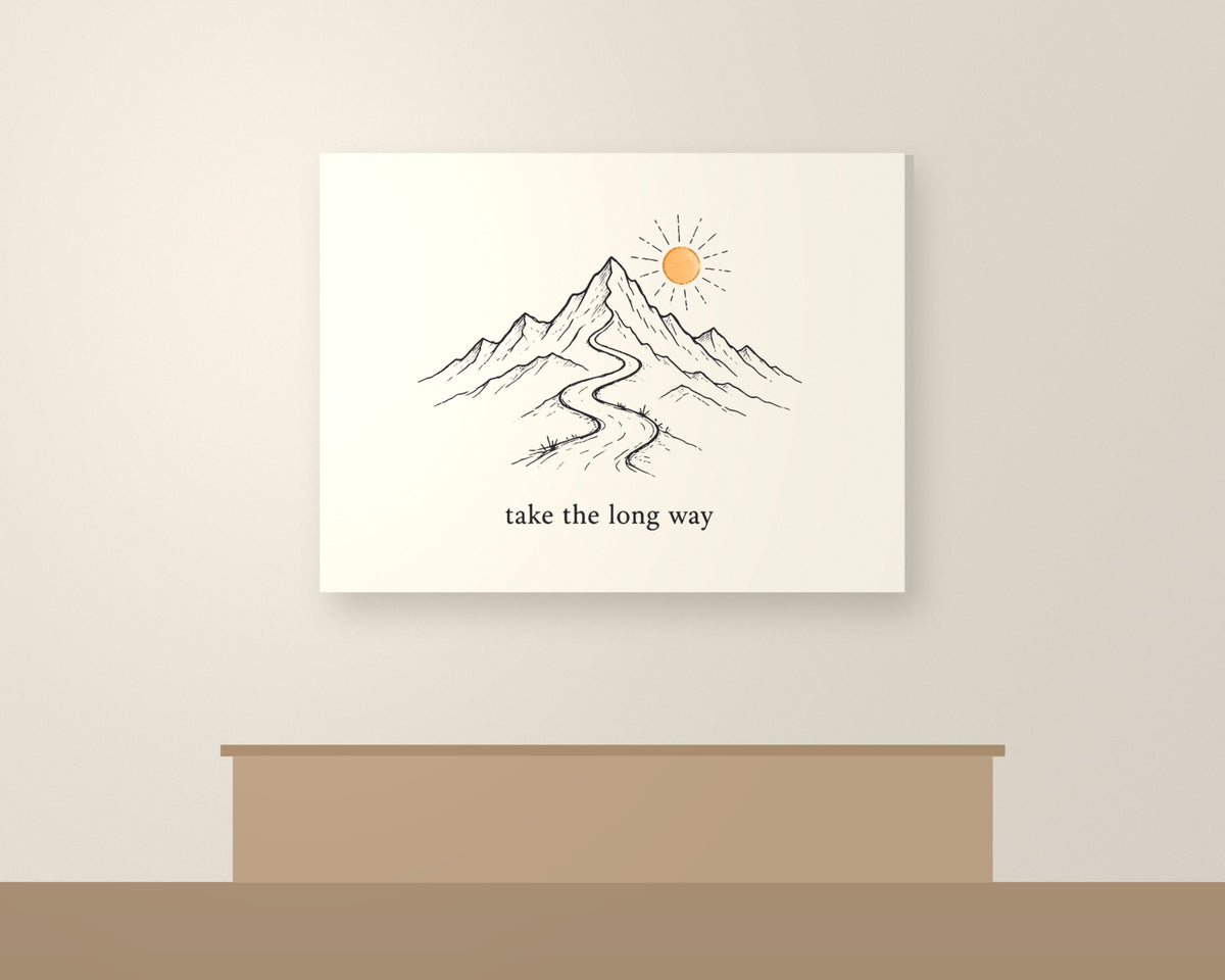 Take the Long Way Canvas