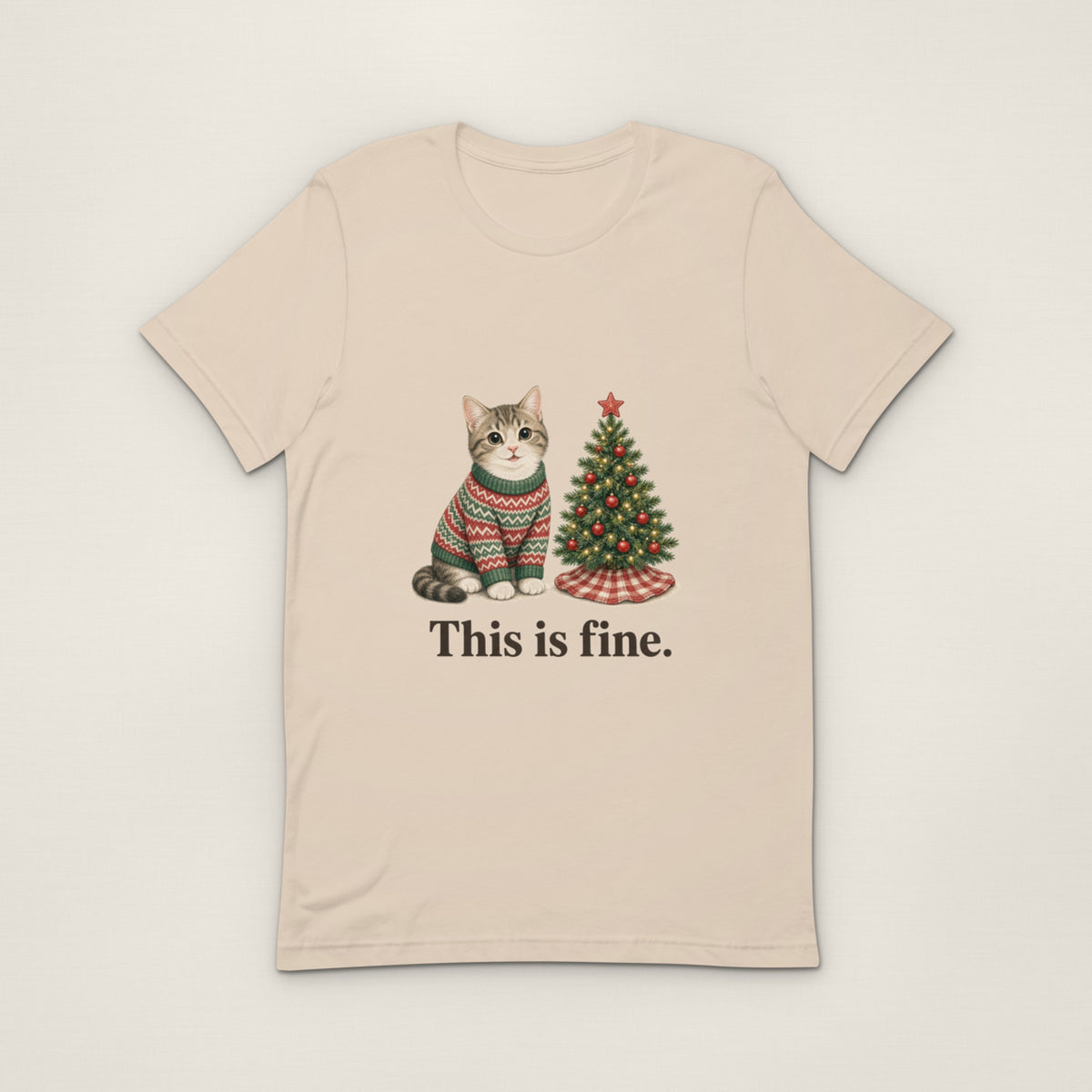 This is fine Tee — Soft Cream