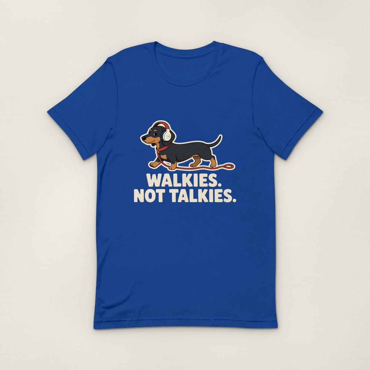 Walkies Not Talkies Tee - True Royal
