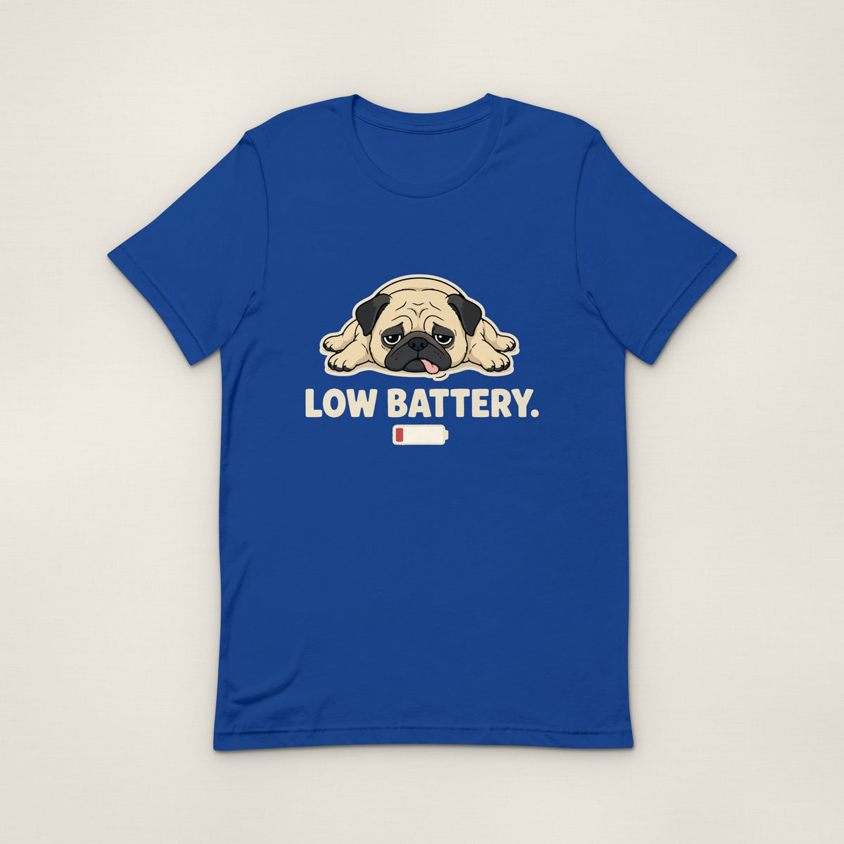 Low Battery Tee - True Royal