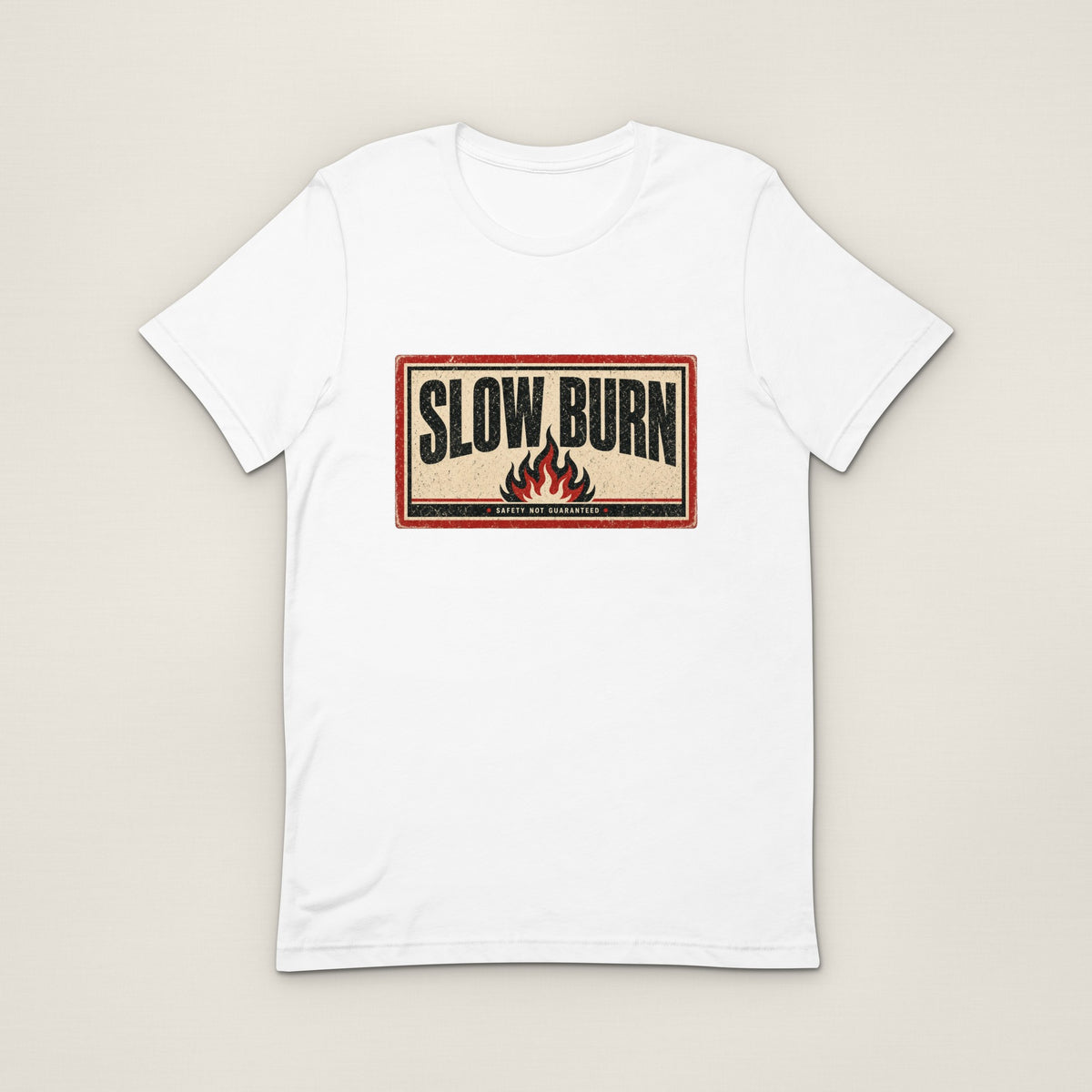 Slow Burn Tee - White
