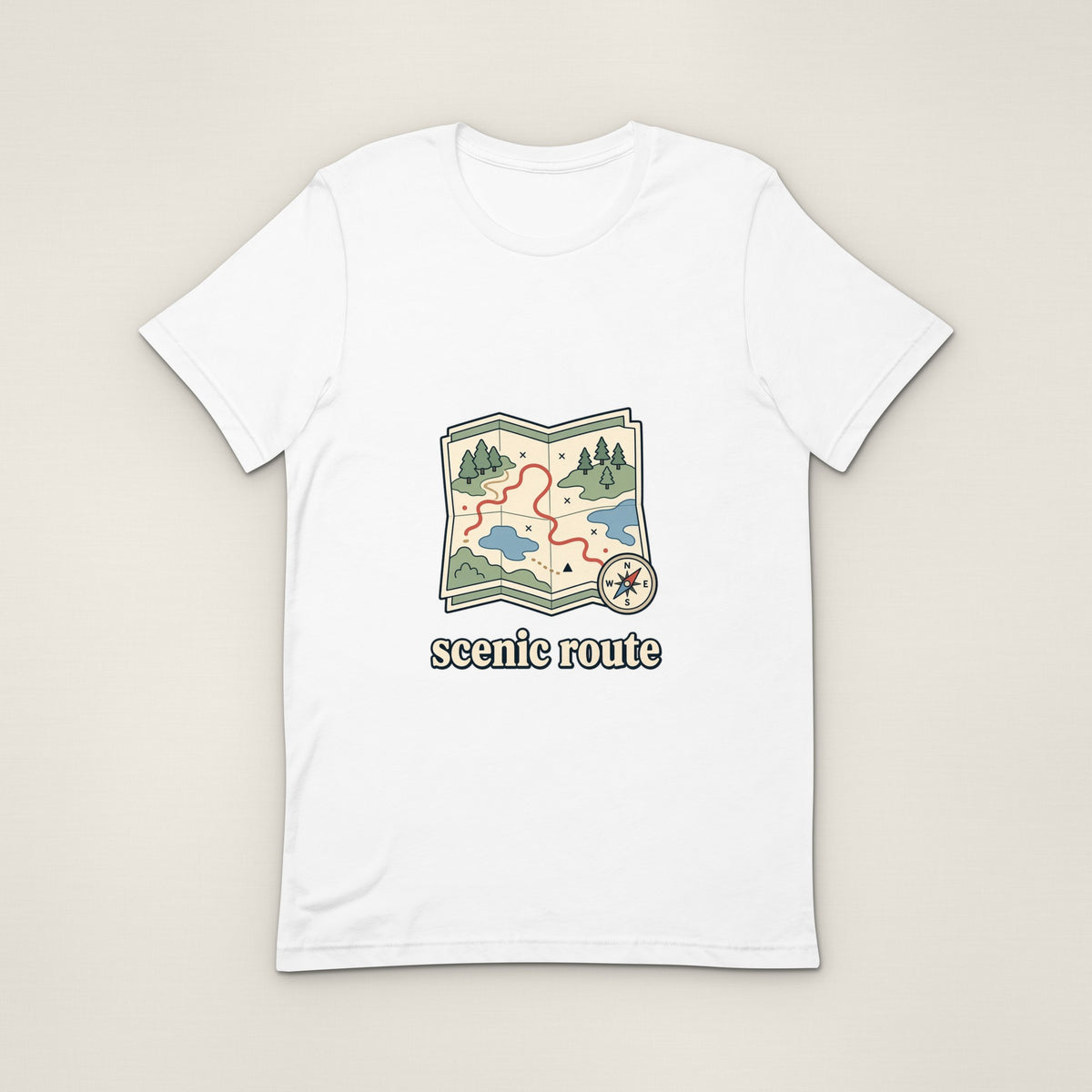 Scenic Route Tee - White