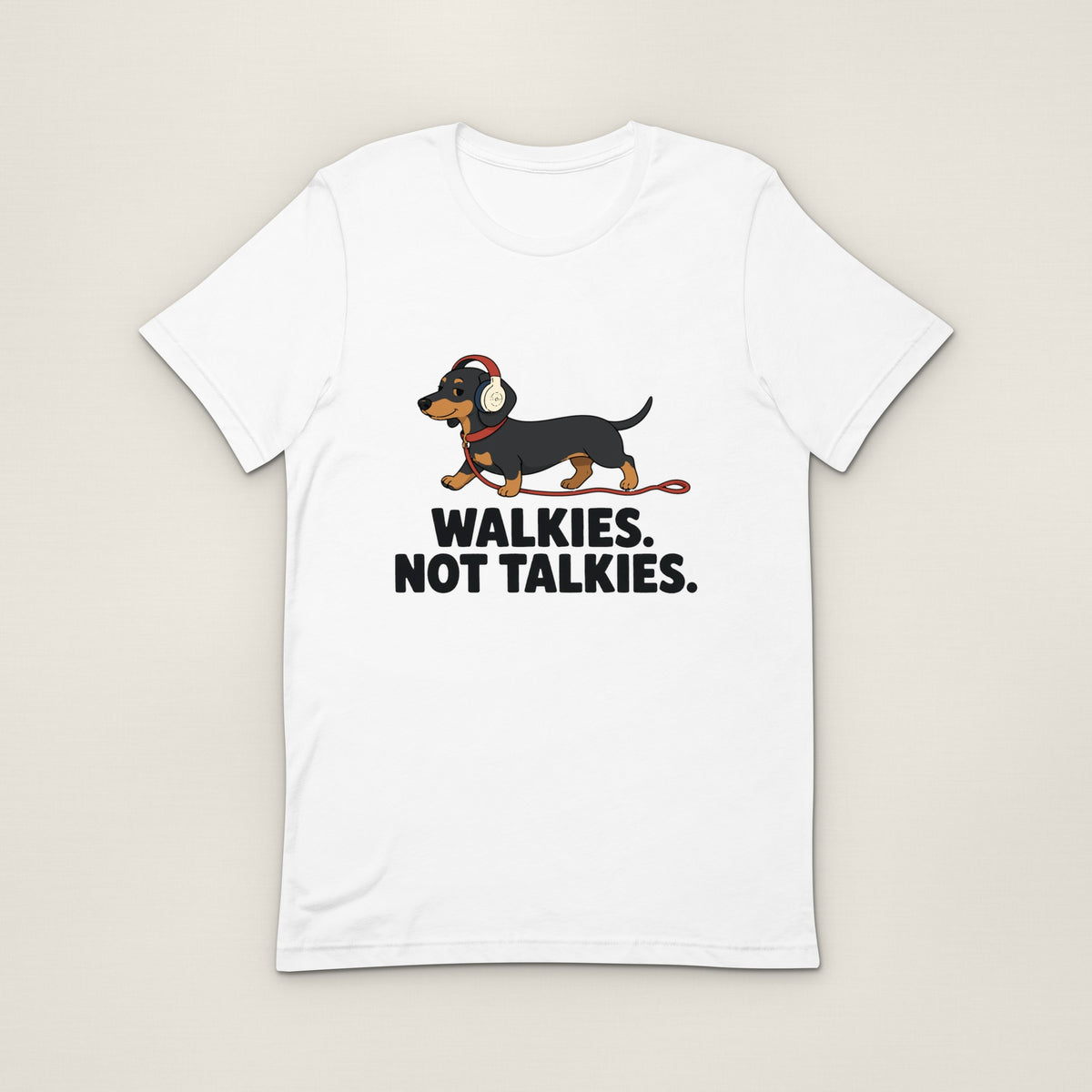 Walkies Not Talkies Tee - White