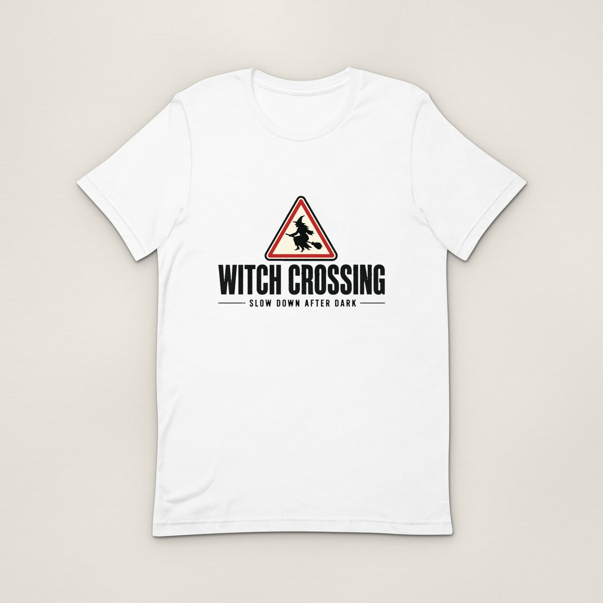 Witch Crossing Tee - White