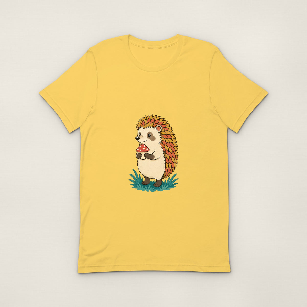 Hedgehog Tee - Yellow